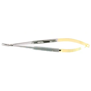Jacobson Needle Holder Curved 15.0 cm (6") TC (Gold Handle) – surgivalley (003050062)