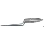 Jacobson needle holder 7 bayonet shanks curved jaws flat handle, without lock