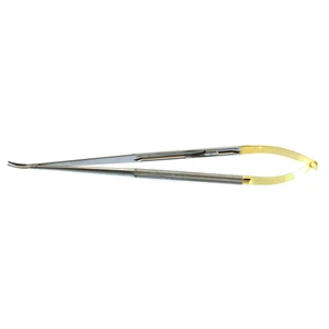 Porta-Agulha Jacobson Curvo 23.0 cm (9") TC (Cabo Dourado)