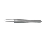 Surgical Tissue Forceps Angled 10.8 cm (4.2) TC (Gold Handle)