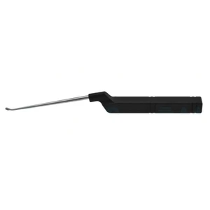 Karlin microdiscectomy lumbar curette 9 1/2 backward," down size "#0 rounded corners flat sides," 5.0 cm (2") – surgivalley (008060202)