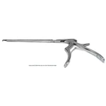 Kerrison micro rongeur working length 200mm, thin footplate angled down 40° 4.0mm bite 9.0mm opening small handle