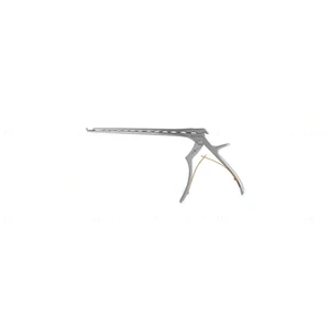 Kerrison rongeur working length 203mm, clean wave shaft, thin footplate angled up 40° 1.0mm bite medium handle – surgivalley (011211062)