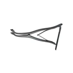 Afastador de lâmina 10 1/2" lâminas planas com dentes, cabo de compressão com catraca