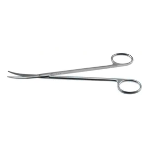 Malis-type neuro scissors 7 curved blades blunt tips ring handle – surgivalley (002211678)