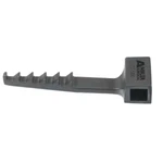 McCulloch-type microdiscectomy retractor muscle blade, multi-toothed pattern 6.0cm blade titanium
