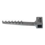 McCulloch-type microdiscectomy retractor muscle blade, multi-toothed pattern 7.0cm blade titanium