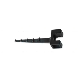 McCulloch-type microdiscectomy retractor muscle blade, toothed hook pattern 4.0cm blade, TiAIN coated black matte finish – surgivalley (005212798)