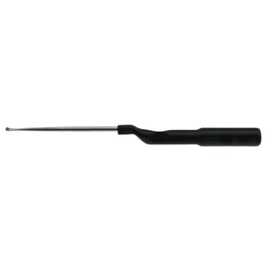 Micro-S 剥离器 10" 弯折杆 直形 5.0mm 宽刀片 圆柄 – surgivalley (017210098)