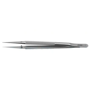 Microsurgical forceps 6 straight 1.0mm micro-ring tips without tying platform 8.0mm round balanced handle – surgivalley (001212302)