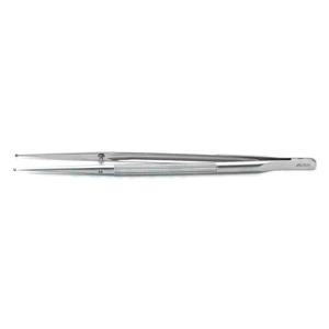 Microsurgical forceps 7 straight 1.8mm micro-ring tips without tying platform 8.0mm round balanced handle – surgivalley (001212303)