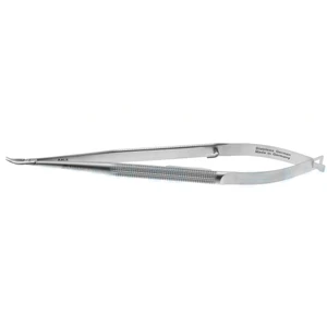 Microsurgical Needle Holder Curved 12.0 cm (4.7) – surgivalley (003210473)