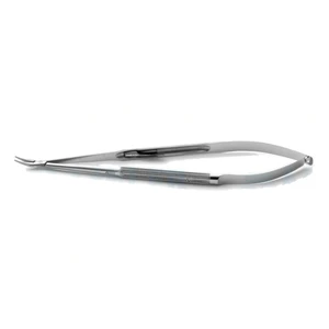 Microsurgical Needle Holder Curved 18.0 cm (7") – surgivalley (003050099)