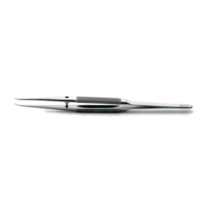 Microsurgical Tissue Forceps Curved 14.0 cm (5.5) TC (Gold Handle) – surgivalley (001212813)