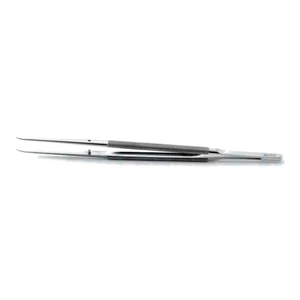 Microsurgical Tissue Forceps Curved 20.9 cm (8.2) TC (Gold Handle) – surgivalley (001212490)