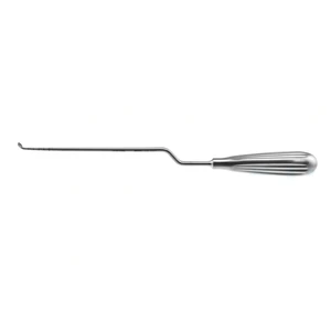 MIS knoglekyle 11 1/2" bajonetskaft, fremadvinklet 3.6mm kop, gradueret, brun håndtag – surgivalley (008210883)