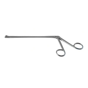 Pinza gubia para disco Oldberg, longitud de trabajo 180mm, recta, mandíbulas de copa de 6.0mm de diámetro, mango anular – surgivalley (011211434)
