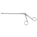 Rongeur IVD Peapod, longitud de trabajo 180mm, angulado hacia arriba, mandíbulas grandes de copa de 3.0mm, mango de anillas