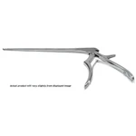 Sella punch rongeur working length 230mm, thin footplate angled up 90° 1.0mm bite 9.0mm opening small handle