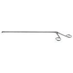 Rongeur IVD Spurling, longitud de trabajo 305mm, curvado hacia abajo, ramas en copa de 4.0mm x 10.0mm, mango de anillas