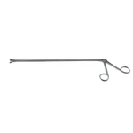 Pinza gubia IVD Spurling, longitud de trabajo 305mm, curvada hacia abajo, 5.0mm x 10.0mm, mandíbulas de copa, mango de anillas