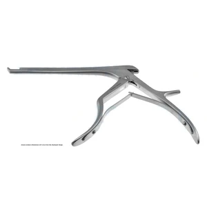 Pinza gubia Kerrison Spurling, longitud de trabajo 150mm, platina delgada angulada hacia arriba 40º, mordida de 3.0mm, apertura de 15.0mm, mango grande – surgivalley (011211122)