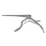 Gubia Kerrison Spurling, longitud de trabajo 150mm, plataforma delgada angulada hacia arriba 90º, mordida de 3.0mm, apertura de 15.0mm, mango grande