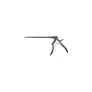 Pinza gubia Kerrison Spurling, longitud de trabajo 178mm, platina regular angulada hacia abajo 90º, mordida de 1.0mm, mango mediano – surgivalley (011211167)