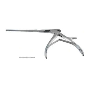 Rongeur Kerrison Spurling, longitud de trabajo de 180mm, platina delgada angulada 90º hacia abajo, mordida de 6.0mm, apertura de 15.0mm, mango cherry – surgivalley (011211112)