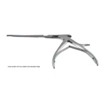 Spurling Kerrison 咬骨钳,工作长度 200mm,薄足板向下成角 90º,咬合口 2.0mm,开口 15.0mm,樱桃色手柄