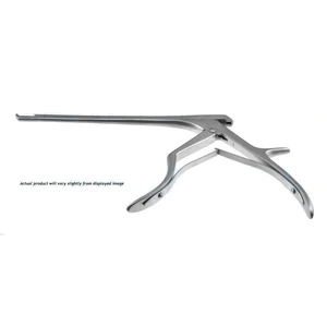 Pinza gubia Kerrison Spurling, longitud de trabajo 200mm, platina delgada angulada hacia arriba 90º, mordida de 3.0mm, abertura de 15.0mm, mango grande – surgivalley (011211215)