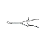 Sypert rongeur 14 1/2" double-action curved jaws 4.0mm bite, spring handle