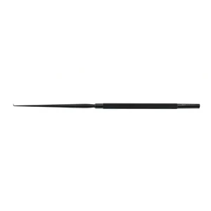 Weary nerve hook 7 3/4 1 sharp prong 3.0mm wide black finish round handle – surgivalley (005211939)
