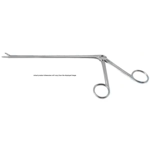 Pinza gubia Wilde IVD, longitud de trabajo 180mm, recta, mordazas de copa fenestradas de 2.5mm, mango de anillas – surgivalley (011211333)