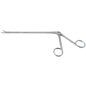 Pinza gubia Wilde IVD, longitud de trabajo 180mm, recta, mordazas de copa fenestradas de 3.0mm, mango de anillas – surgivalley (011211332)
