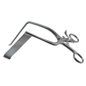 Williams spinal discektomi retraktor 6 110mm x 20mm bladvænk højre bladvænk ringhåndtag med ratchethak – surgivalley (005212355)