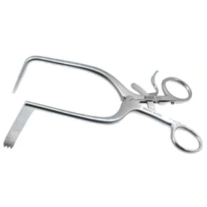 Williams spinal discectomy retractor 6 70mm x 10mm blade right blade ring handle with ratchet catch – surgivalley (005212337)