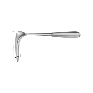 Fansler-Ives rektal spekulum 3 1/4" lang x 1 1/8" diameter med obturator – surgivalley (010210228)
