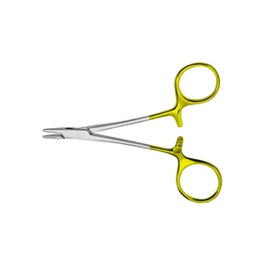 Derf Needle Holder Straight 12.0 cm (4.7) TC (Gold Handle) – surgivalley (003210022)