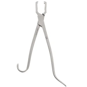 Kern bone holding forceps 7 straight jaws, without ratchet – surgivalley (061210007)