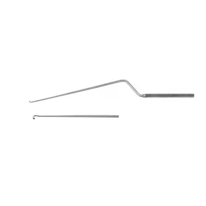 Landolt enucleator 10 3/4 bayonet shaft angled left curved up round handle 2.5 cm (1") – surgivalley (999030007)