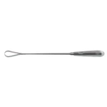 Cureta de placenta Bumm-Recamier, maleable, 26.0mm de ancho, borde romo, mango hexagonal
