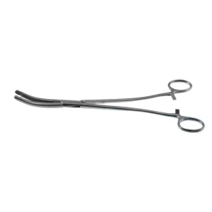 Heaney Tissue Forceps 1x2 Teeth Curved 26.7 cm (10.5)