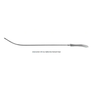 Simpson uterine sound 12 1/2 rigid shaft," inch scale flat handle 2.5 cm (1") – surgivalley (009090028)