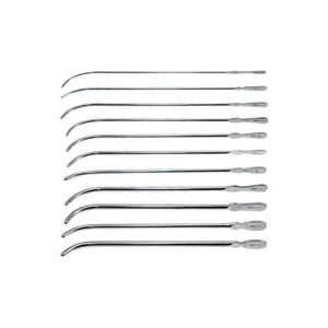 Van-Buren Urethralsonde 11" gebogen Set von 12 enthält Größe 8 French bis 30 French Set