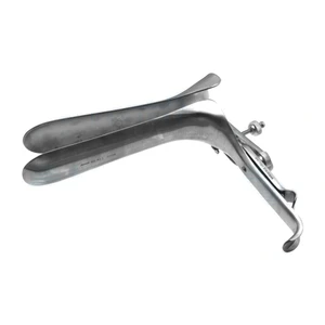 Weisman-Graves vaginal speculum large 4 3/4long x 1 1/2wide blades left side open 10.0 cm (4")
