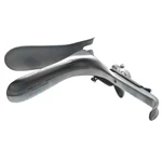 Weisman-Graves Vaginalspekulum mittel 4 lang x 1 1/2 breite Blätter linksseitig offen 10,0 cm (4")