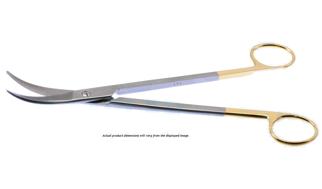 Surgical Scissors 26.7 cm (10.5) TC (Gold Handle)