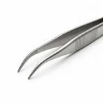 Lasik Tissue Forceps Curved 10.0 cm (4")