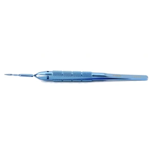Akahoshi 预劈核镊 4 3/4" 直杆身，交叉动作齿 最大开口 3.0mm 圆形手柄 钛合金 – surgivalley (001213156)